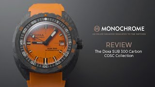 REVIEW The Doxa SUB 300 Carbon COSC Collection [upl. by Aramas642]