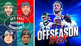 AFC East Roundtable  OffSeason Talk [upl. by Alemat]