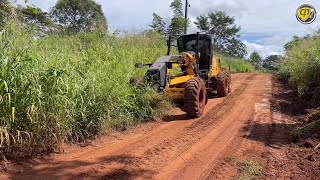 LIMPEZA E PATROLAMENTO DE ESTRADA RURALPatrolPatrolaMotoniveladoraRoad GraderMotor Grader [upl. by Hollingsworth682]