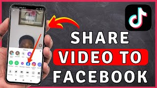 How to SHARE TikTok Video To Facebook  TikTok Tutorial [upl. by Olva42]