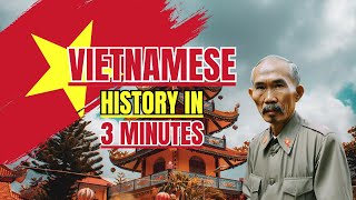 Vietnamese History in 3 Minutes vietnamhistory [upl. by Aremihc]