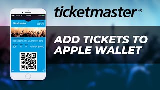 How To Add Ticketmaster Tickets To Apple Wallet  Quick amp Simple Guide [upl. by Nuoras522]