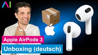 Apple AirPods 3  Unboxing deutsch •  • 🎧3️⃣ • 📦 • [upl. by Myrvyn399]