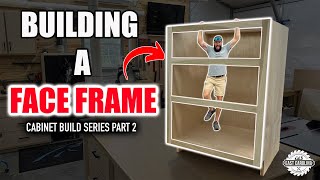 Cabinet Face frames made easy  How to build Face frames [upl. by Jasmina29]