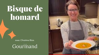 RECETTE DE BISQUE DE HOMARD [upl. by Aralk560]