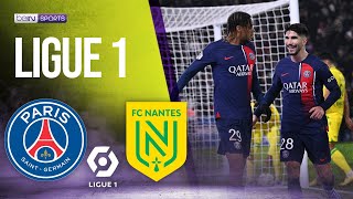 PSG vs Nantes  LIGUE 1 HIGHLIGHTS  12092023  beIN SPORTS USA [upl. by Niwrud]