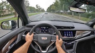 2022 Cadillac XT6 Premium Luxury AWD POV Rain Drive 3D AudioASMR [upl. by Jacky]