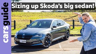 Skoda Superb 2022 review Family fivedoor hatch lives up to its name  better than Passat Mazda6 [upl. by Daryl]