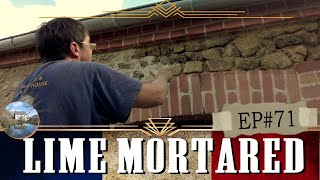 DIY Lime Mortaring Ancient Building Restoration  Our French Renovation The Good Life [upl. by Eem60]