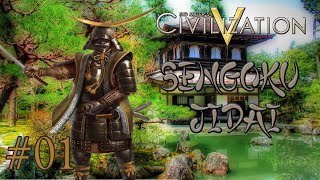 Civilization V  Sengoku Jidai Scenario Modded Gameplay  Part 01 [upl. by Kred271]