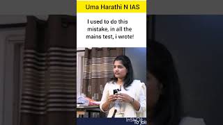 How i rectified my mistake Uma Harathi N IAS upsc ias ips lbsnaa iasmotivation ifs irs [upl. by Giraldo]