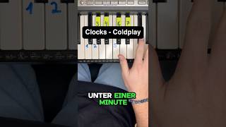 Clocks  Coldplay  Tutorial Part 18 piano klavier pianotutorial [upl. by Dareece]