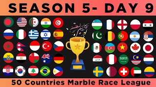 50 Marbles Race League  SEASON 5 DAY 910  Algodoo [upl. by Herra450]