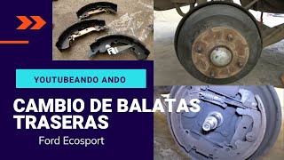 Cambiando balatas traseras Ford Ecosport [upl. by Mook]