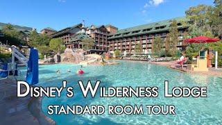 Disneys Wilderness Lodge Standard Room Tour  Walt Disney World disneyworld [upl. by Derfnam931]