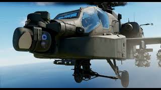 DCS WORLD AH64 APC GUN FIRE [upl. by Suirrad]