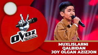 Ovoz Bolalar  AZIZJON FAYZULLAYEV  ONA  SHOHRUX ERGASHEV TheVoiceofUzbekistan [upl. by Oilejor]