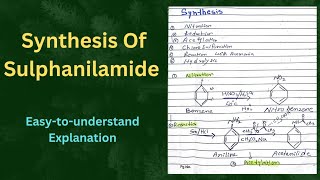 Synthesis Of Sulphanilamide  Medicinal Chemistry  Easy to understand Explanation In UrduHindi [upl. by Marigolda939]