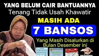 🥰 JANGAN KHAWATIR ❗ Desember Ini Masih Ada 7 Bansos Yg Masih Proses Penyaluran Lewat pos dan ATM KKS [upl. by Sidon]