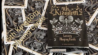 Daily deck review day 348  5th Kingdom Prototype playing cards By Playing Card Decks [upl. by Chandal]