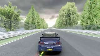 Big Turbo R33 Skyline GTR  Nurburgring In Heavy Rain [upl. by Jaffe]