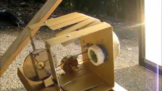 Fresnel Lens Powered Stirling Engine 2 [upl. by Aufmann449]