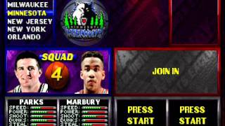 NBA Hangtime N64 Rosters Squads 14 only [upl. by Ian]