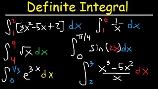 Definite Integral Calculus Examples Integration  Basic Introduction Practice Problems [upl. by Eerahs151]