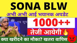 SONA BLW SHARE LATEST NEWS  SONACOMS SHARE LATEST NEWS TODAY  SONACOM SHARE RESULT TODAY ANALYSIS [upl. by Chris603]