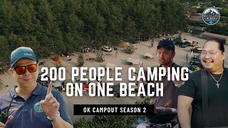 AN EPIC BEACH CAMP  OK CAMPOUT SEASON 2  PART 1 [upl. by Liscomb]