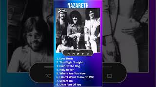 Nazareth MIX Best Songs shorts  1960s Music So Far  Top Rock Pop Hard Rock Album Rock Music [upl. by Gnahc]