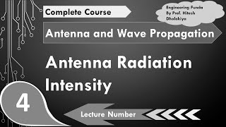 Antenna Radiation Intensity Definition Basics Unit Formula amp Calculation Explained [upl. by Irme]