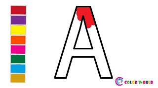 How to Write Capital Letter English Alphabets A toZI How to write A B C D  Kids Writing Alphabets [upl. by Aniale]