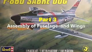 Building the Revell F86D Sabre Dog— Part 3 [upl. by Emlyn528]