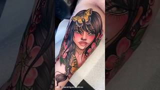 Beautiful Tattoo By Artist sarahfigueroatattoos [upl. by Eelrefinnej]