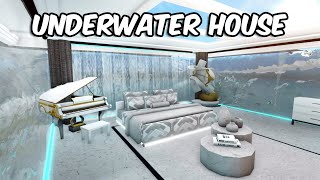 BUILDING AN UNDERWATER HOUSE IN BLOXBURG  roblox [upl. by Limbert]