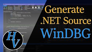 Generate NET source whilst using WinDBG Use the netext plugin to generate source [upl. by Atinra]