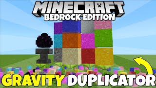 EASY Gravity Block Duplicator Infinite Items Minecraft Bedrock Edition MCPE Xbox PC PS5 [upl. by Siravat]