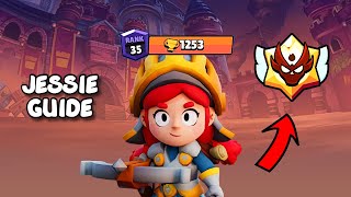 Ultimate Guide to Mastering Jessie in Brawl Stars RANK 35 [upl. by Rossen652]