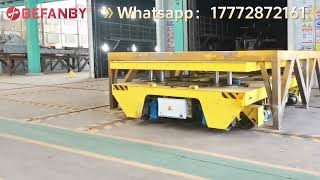 30 Tonne Railway Transfer CartVertical And Horizontal Movement Transefer Trolley [upl. by Kcirred]