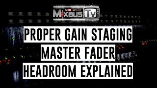 GAIN STAGING How to Set Proper Levels ITB Tracking Master Fader Headroom Easiest Way [upl. by Imehon627]