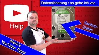 Datensicherung am PC  so gehe ich vor Maßnahmen gegen Datenverlust [upl. by Thorlay]