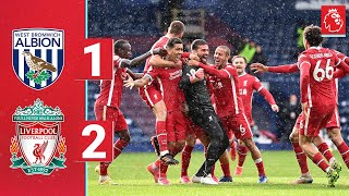 Highlights West Brom 12 Liverpool  ALISSON heads the winner in injury time [upl. by Elleon166]