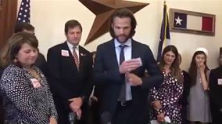 Jared Padalecki Speech To Promote Cyberbullying and Davids Legacy Foundation [upl. by Jocko402]