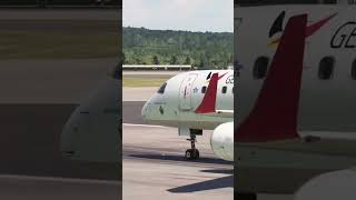 E190 takeoff from leedsbradfordairport aviation automobile aeroplane msfsaddons [upl. by Lucila]