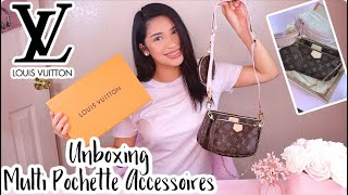 LOUIS VUITTON MULTI POCHETTE ACCESSOIRES UNBOXING [upl. by Larena]