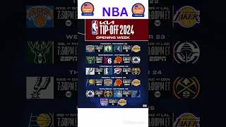 NBA TIP OFF 2024 Opening Weekshorts shortvideo short [upl. by Ariane]