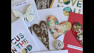 MORE ways with Embossing Powder  ANOTHER MINI MASTERCLASS [upl. by Erdnaxela770]