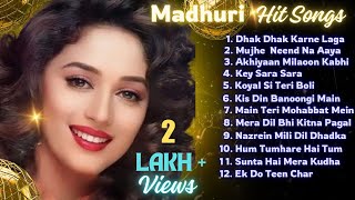 Madhuri Hit Songs bollywood movies love hindi romantic song [upl. by Attenaej235]