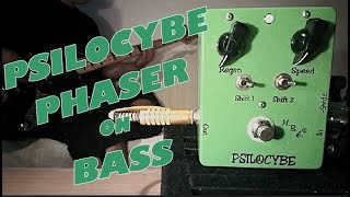 Homebrew Electronics Psilocybe Phaser Bass Demo [upl. by Watanabe]